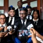 JENNIFER GEERLINGS, PRESIDENTA DE SURINAM, ES RECIBIDA POR ABINADER EN EL PALACIO NACIONAL